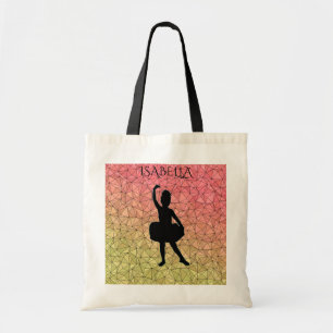 Tasche Ballerina mit personalisiertem Namen.