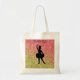 Tasche Ballerina mit personalisiertem Namen.