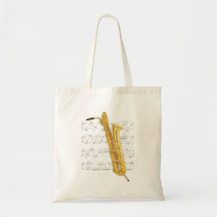 Tasche - Bass-Saxophone und Blattmusik