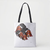 Tasche: Basset Hound Tasche (Vorderseite)