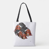Tasche: Basset Hound Tasche (Rückseite)