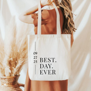 Tasche 'Best Day Ever Hochzeits-Willkommens-Tasche