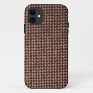 Tasche: Brown Tweed Fabric iPhone 11 Hülle