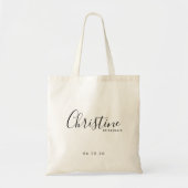 Tasche Calligrafie Bridesmaid (Vorne)