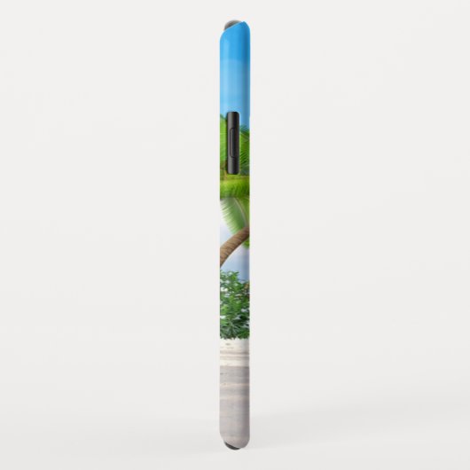 Tasche: Caribbean Beach mit/Name Case-Mate iPhone Hülle (Hinten/Rechts)