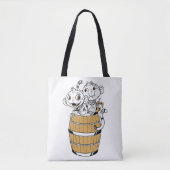 Tasche Cartoon Stammesaffe (Vorderseite)