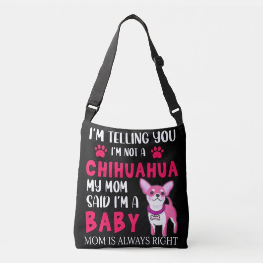 Tasche "CHIHUAHUA BABY" MAMA. CROSSBODY BAG (Vorderseite)