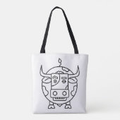 Tasche 'Clueless Bull' (Rückseite)