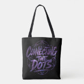 Tasche 'Connecting The Dots' mit Glitter (Rückseite)