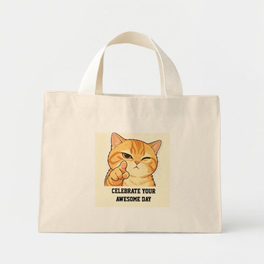 Tasche 'Custom Celebrate Your Awesome Day' als Ges (Vorne)