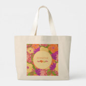 Tasche Custom Tropical Bloom – Sonnig und in Blüte (Rückseite)