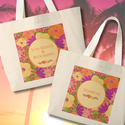 Tasche Custom Tropical Bloom – Sonnig und in Blüte