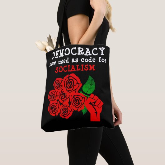 Tasche Demokratie (schwarz) (Von Nahem)