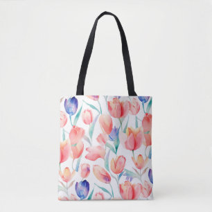 Tasche der Aquarellhaut Muster Schultern