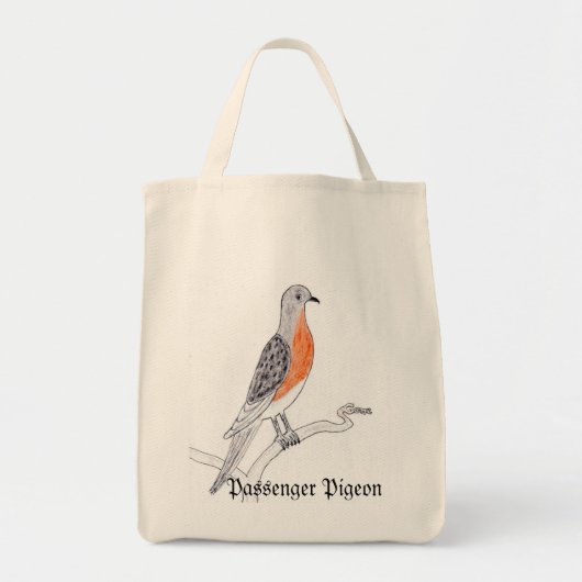 Tasche der Fahrgasttaube (Vorne)