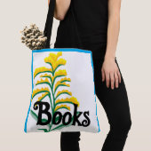 Tasche der Gelben Blumenbücher (Von Nahem)