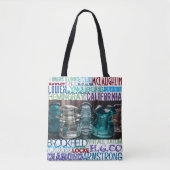 Tasche der Glasinsulatorhersteller Sammler (Vorderseite)