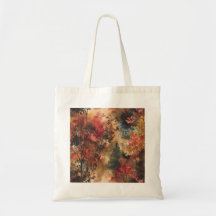 Tasche der Herbstwoodland-Wasserfarbe