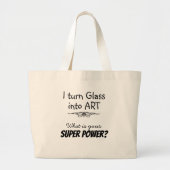 Tasche der Leinwand "Super Artist Stected Glass" (Vorne)