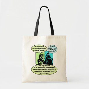 Tasche der menschlichen Bindung