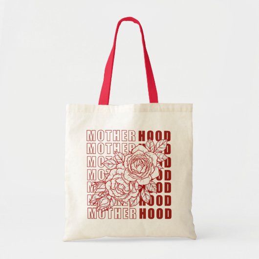 Tasche der Mutterschaft Vintage Rote Rose Geschenk (Vorne)