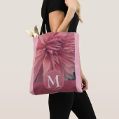Tasche der personalisierten Blume in Monogramm (Von Nahem)