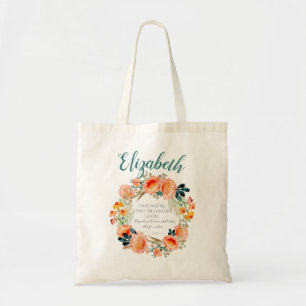 Tasche der personalisierten Blumenblume