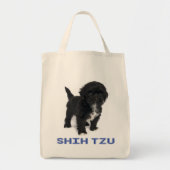 Tasche der schicken Tzu-Schwarz-Weiß-Hunde-Liebe (Vorne)