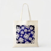 Tasche der Schneeflocken-Leinwand (Vorne)