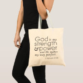 Tasche der Schrift "Gott ist meine Stärke" 2 Samue (Vorderseite (Produkt))