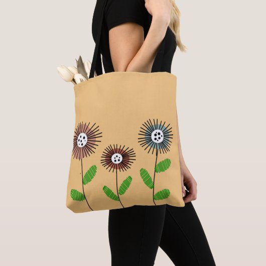 Tasche der skandinavischen Blume (Von Nahem)
