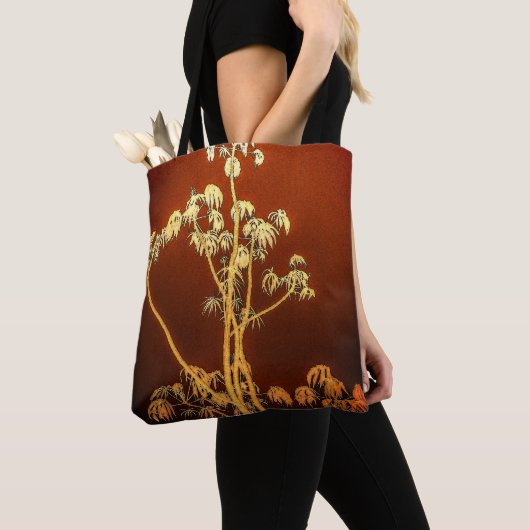 Tasche der tropischen Silhouette (Von Nahem)