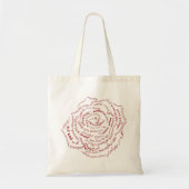 Tasche der WeltWord-Rose (Vorne)