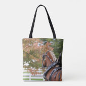 Tasche des belgischen Pferdeentwurfs (Rückseite)