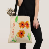 Tasche des Blumenmarktes (Von Nahem)