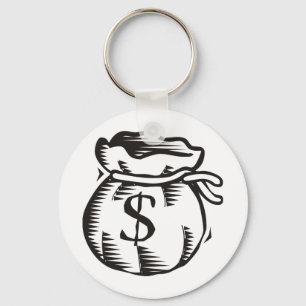 Tasche des Geldes Schlüsselanhänger
