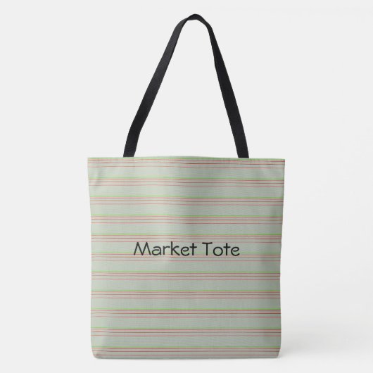 Tasche des grünen Olivenmarktes (Vorderseite)