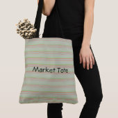 Tasche des grünen Olivenmarktes (Von Nahem)
