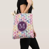 Tasche des personalisierten Wasserfarben-Dreiecks
