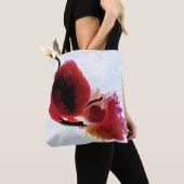 Tasche des roten Anemons (Von Nahem)