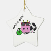 Tasche des Schnozzle Kuh-Unternehmen- mit hoher Keramikornament (Links)