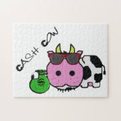 Tasche des Schnozzle Kuh-Unternehmen- mit hoher Puzzle (Horizontal)