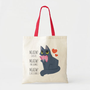 Tasche des Tuchs Katze Ich rufe mich Strümpfe!