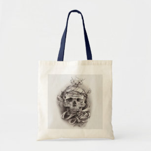 Tasche (Designer) - Schädel mit Dornenkrone