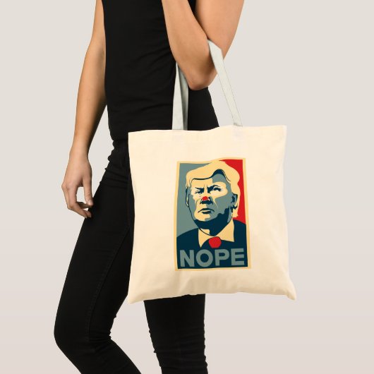 Tasche Donald Trump "NOPE" (Vorderseite (Produkt))