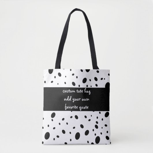 Tasche eines benutzerdefinierten Zitats fügen Sie  (Vorderseite)