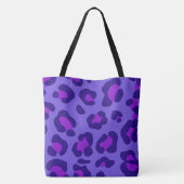 Tasche "Electric Lila Leopard" (Rückseite)