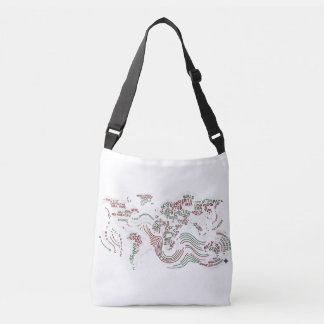 Tasche Erde Typografische Kunst