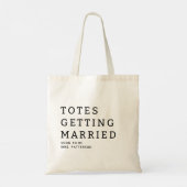 Tasche Erlangung des Brautennamens Hochzeit Tote T (Rückseite)