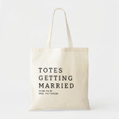 Tasche Erlangung des Brautennamens Hochzeit Tote T (Vorne)